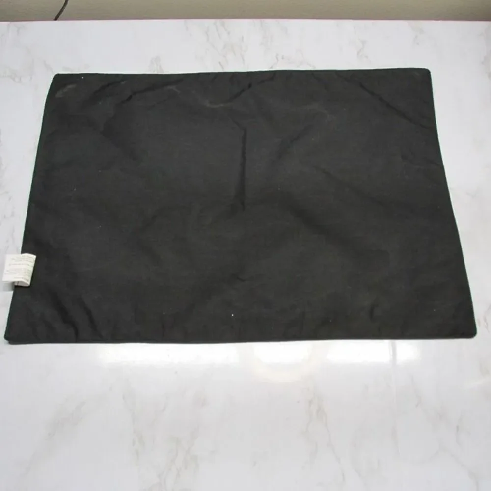 HALLOWEEN BLACK GRAY FLOCKED Bats PLACE MATS  set of 2 Glitter Spiderweb